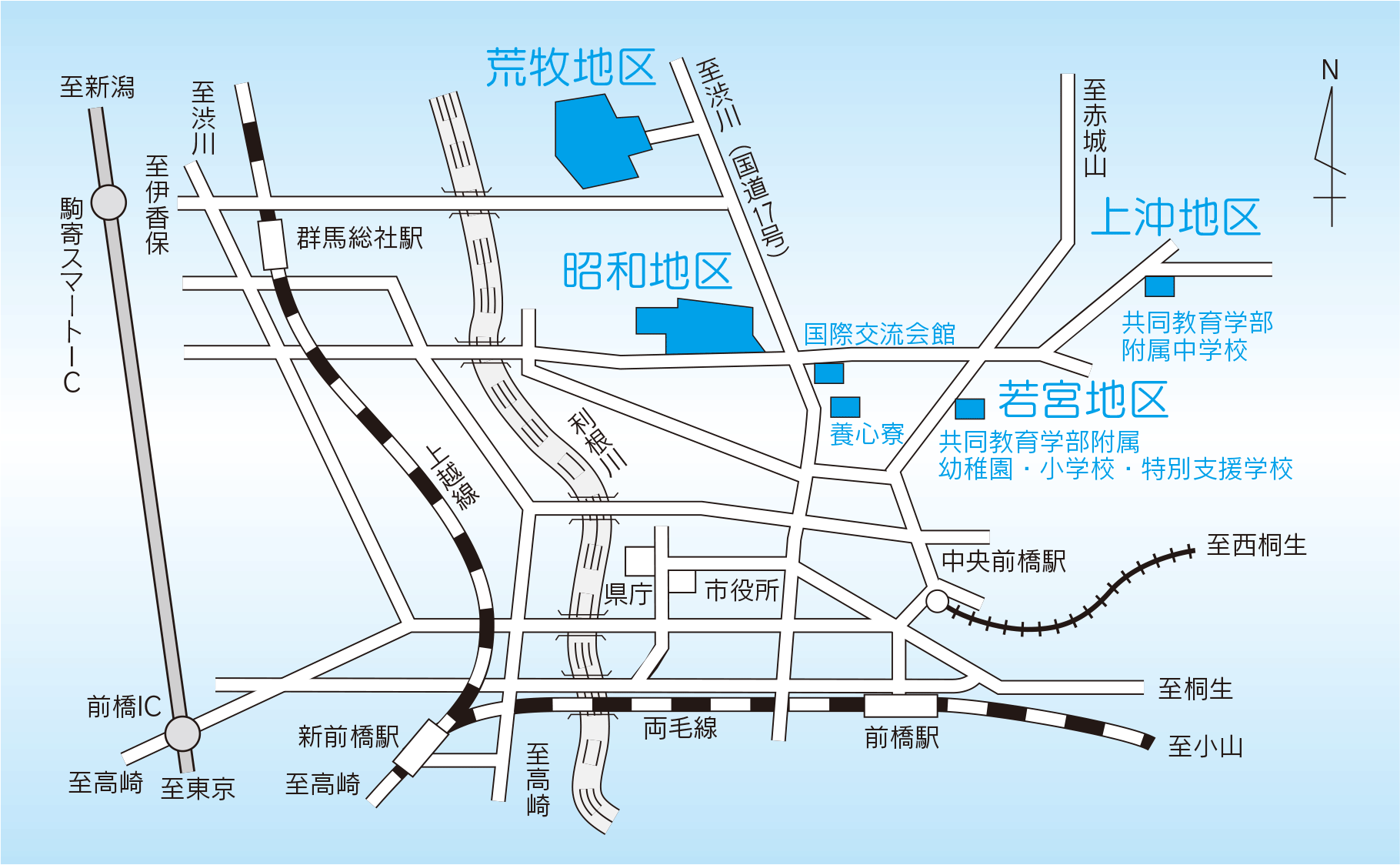 自動車でお越しになる場合